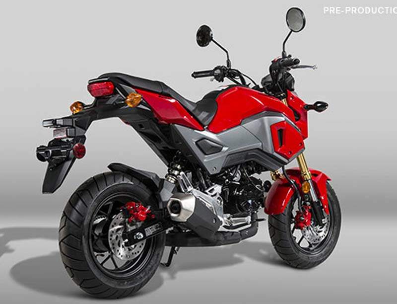 Honda MSX 125 Grom (2017-18) technical specifications